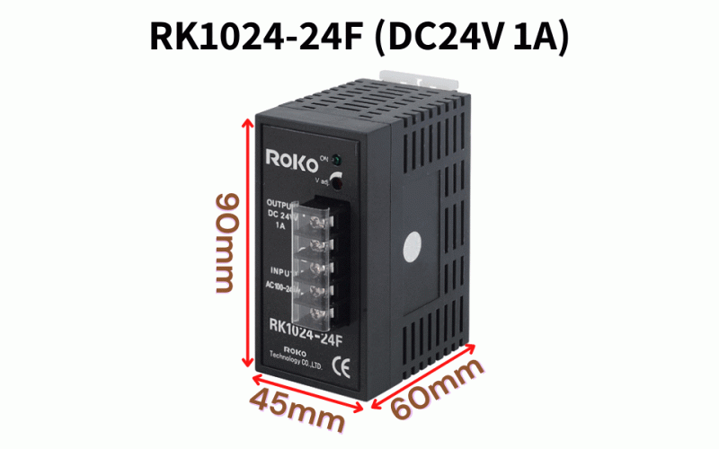 ROKO DIN rail power supply RMK1024-24F