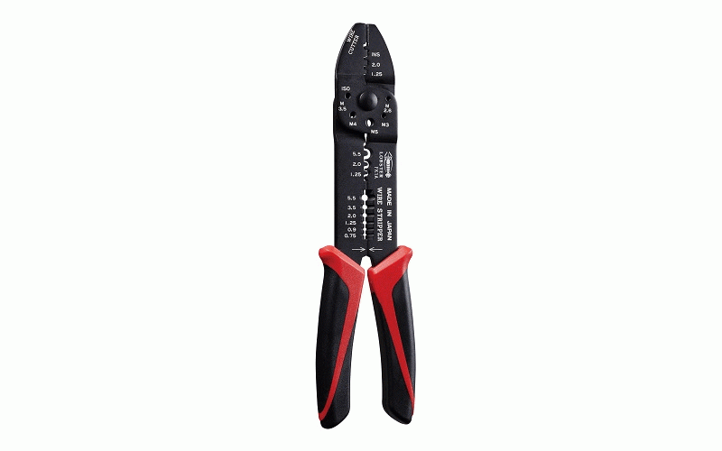 LOBSTEX Electric equipment crimping tool for open barrel terminals/for non-insulated terminals and sleeves　 FK1A