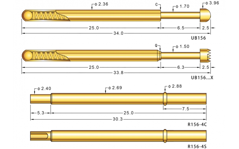 HUARONG UB156 UB Series Probe