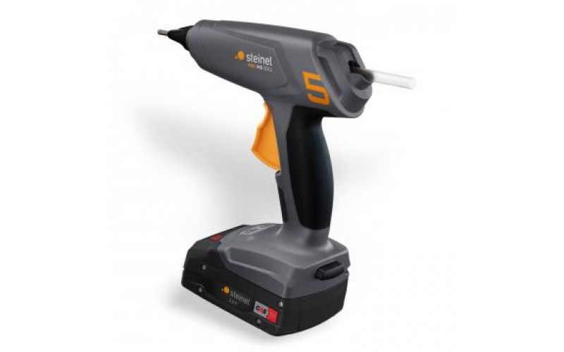 STEINEL Cordless hot-melt glue applicator - Professional Line MobileGlue 5011 including rechargeable 2,0 Ah battery and charger