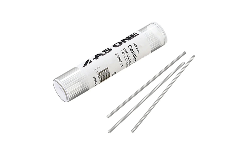 AS ONE  Capillary For Melting Point Measurement One End Sealed 100mm 100 Pieces
