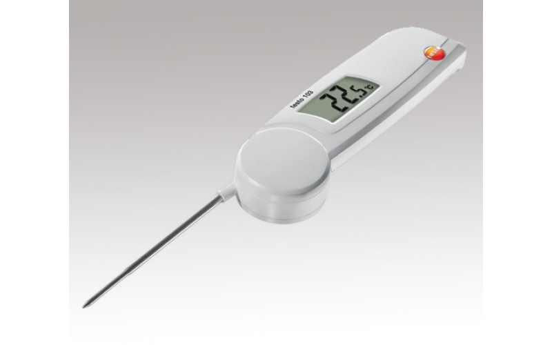 AS ONE  05600103 Folding Thermometer testo 103 with Calibration Certificate　