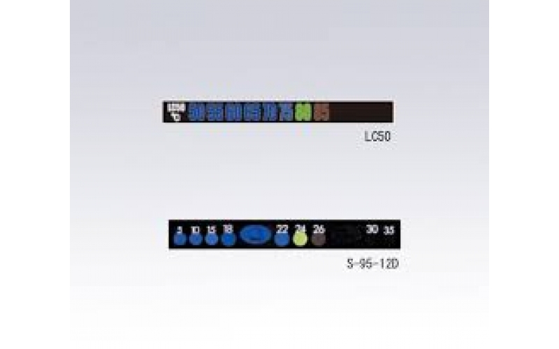 AS ONE  S-95-12D R-10M-GA R-10M-GA R-6D-GA R-6D-GA N-26-46D LC50 Thermo Pit Liquid Crystal Protection Sticker 5-95-12D and others