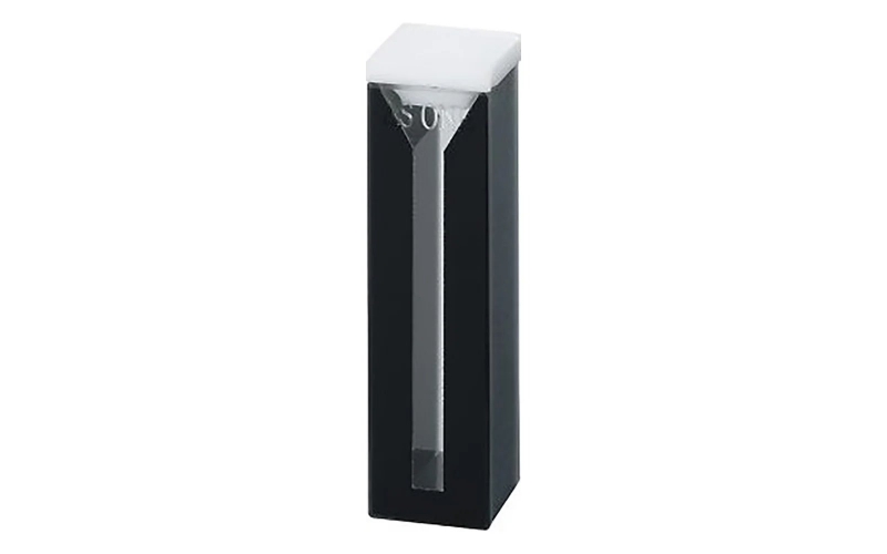 AS ONE  Q-134 ASLAB Quartz Cell (Semi-Micro Black 2 Surfaces Transparent)　