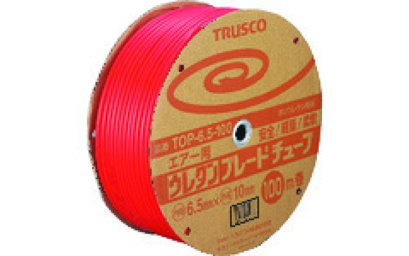 TRUSCO  TOP-6.5-100 TOP-8.5-100 Urethane Blade Tube Color: Red