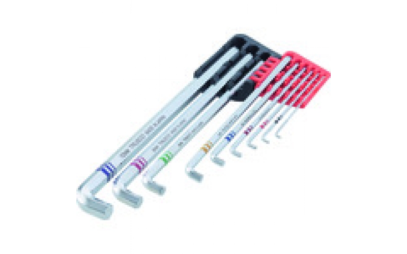 TRUSCO TTX-9S Torsion Hexagonal Bar Wrench Set of 9