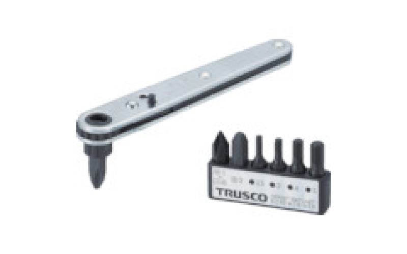 TRUSCO TRD-417 Offset Ratchet Driver 7 Bits