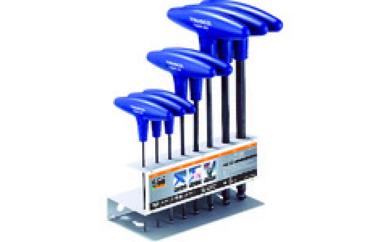 TRUSCO TSBR-8S T-type ball point hexagonal bar wrench set 8 sets