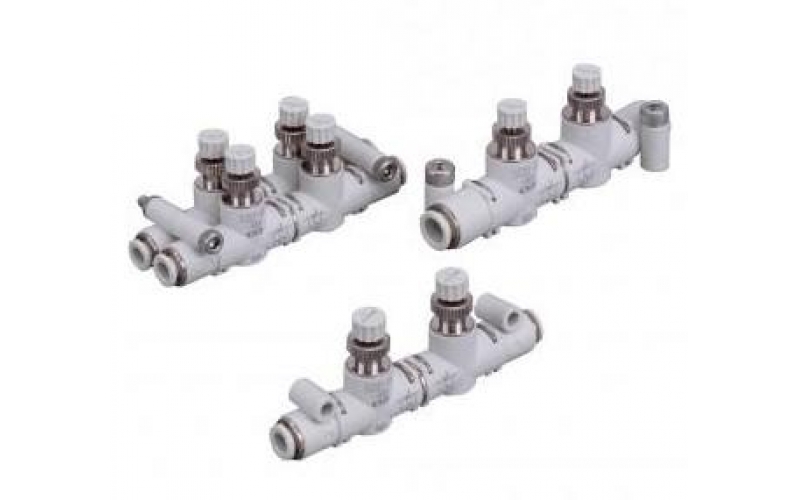 CKD  SCL2-04 SCL2-06 SCL2-08 SCL2-10 SCD2-04 SCD2-06 SCD2-08 SCD2-10 Speed controller Line type with push-in fitting