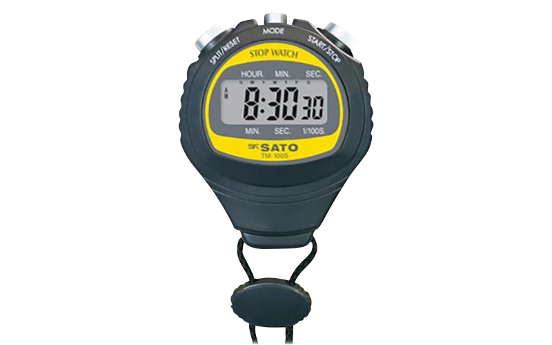 AS ONE  TM-100S  Digital Stopwatch Calibration Certaificate　