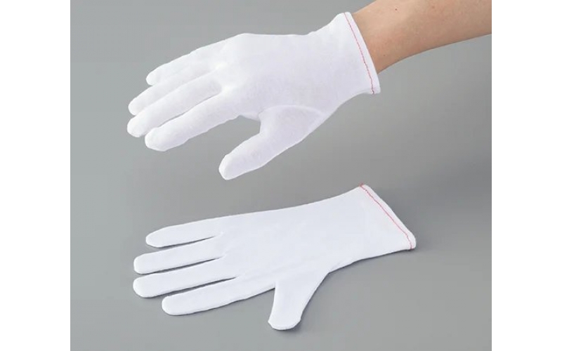 ASONE  AS TOOL Cotton Smooth Gloves (Without Gore) M 1Bag (12 Pairs/Bag)　