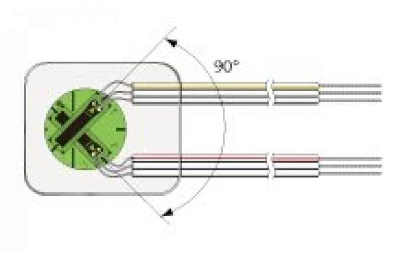 KYOWA KFWB-5-350-D16 KFWB-2-350-D16 350Ω Biaxial, 0°/90°stacked rosette Waterproof Foil Strain Gages