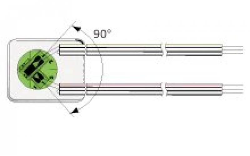 KYOWA KFWS-2-120-D16 120Ω Biaxial, 0°/90°stacked rosette Small-sized Waterproof Foil Strain Gages      Specifications: Model Name	Gage(Grid)	Base	Linear Expansion Coefficients KFWS-2-120-D16	2×1.2(mm)