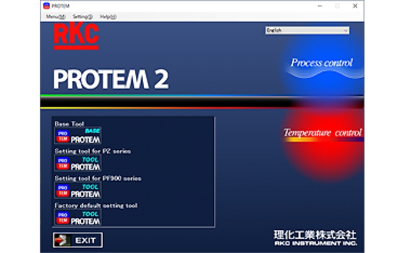 RKC  PROTEM2 Setting data support tool for controllers and indicators