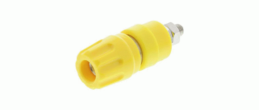 Hirschmann Test & Measurement バナナプラグ 真鍮 42mm 黄  品番930103103仕様