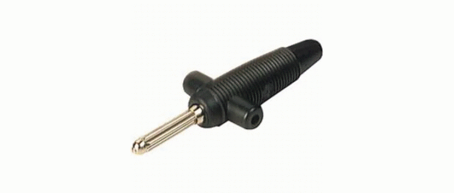 Hirschmann Test & Measurement バナナプラグ 真鍮 60.5mm 黒(931667100)  品番931667100仕様