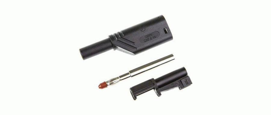 Hirschmann Test & Measurement バナナプラグ 真鍮 黒(934099100)  品番934099100仕様