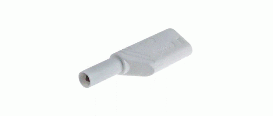 Hirschmann Test & Measurement バナナプラグ ベリリウム銅， 真鍮 58.3mm 白  品番934099107仕様