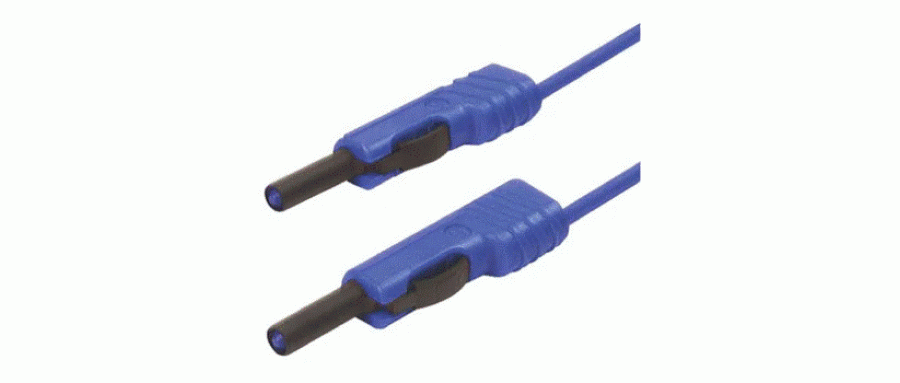 Hirschmann Test & Measurement パッチコード 30 V ac， 60 V dc， 青， 1m  品番973646102仕様