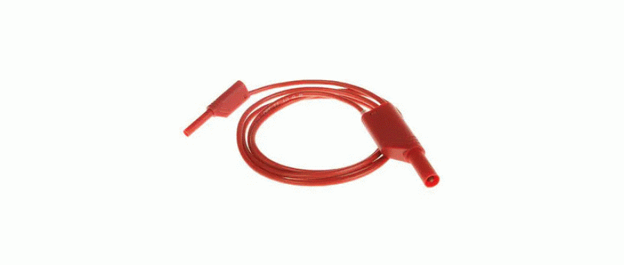 Hirschmann Test & Measurement テストリード線， 赤， 100cm  品番975163101仕様