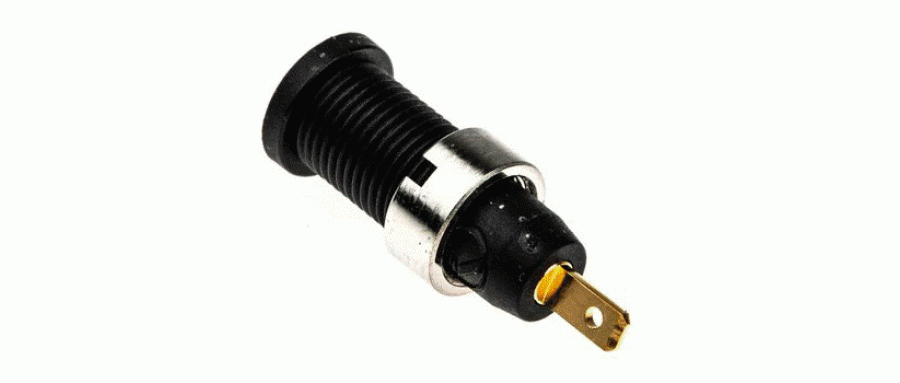 Hirschmann Test & Measurement バナナプラグ 真鍮 28mm 黒  品番975455700仕様