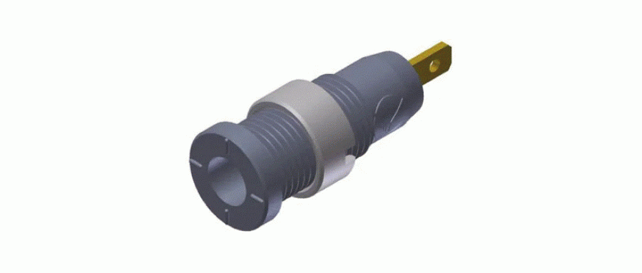 Hirschmann Test & Measurement  Hirschmann Test & Measurement バナナプラグ 真鍮 28mm グレー  品番975455706仕様