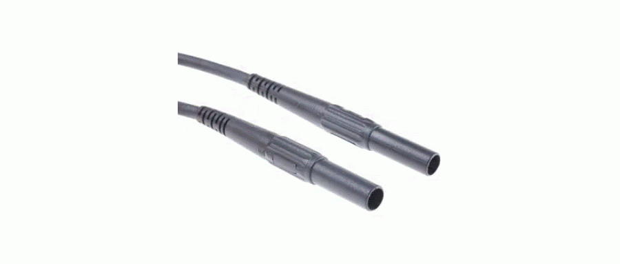 マルチコンタクト テストリード線 1kV， 黒， 1m(66.9393-100-21)  品番66.9393-100-21仕様