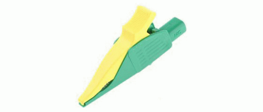 マルチコンタクト 66.9575-20 ドルフィンクリップ 32A 39.5mm， 緑， 黄  品番66.9575-20仕様