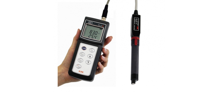 33-1181 Kasahara Chlorine Ion Meter with Case CL-11Z