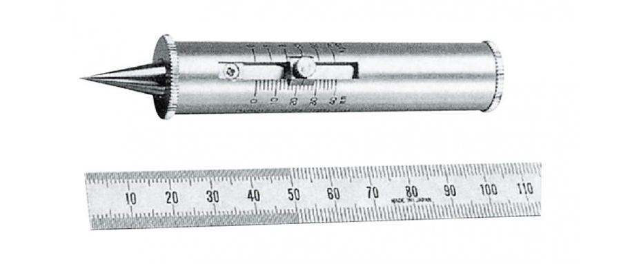34-0033 Fujiwara Soil Hardness Tester Mountain Chinese pocket type