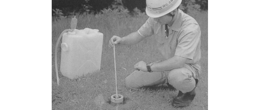 34-0057 Fujiwara Simple on-site water permeable tester Hasegawa style